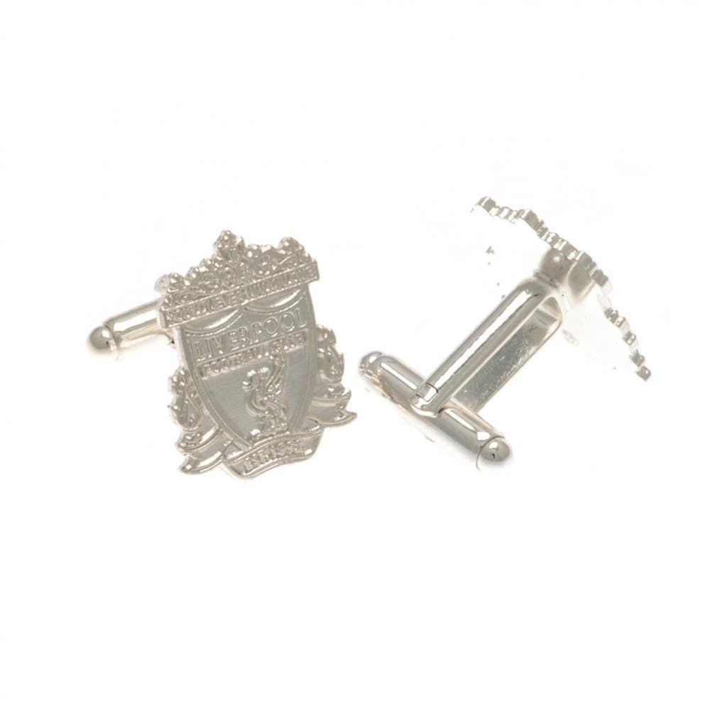 Liverpool FC Silver Plated Crest Cufflinks