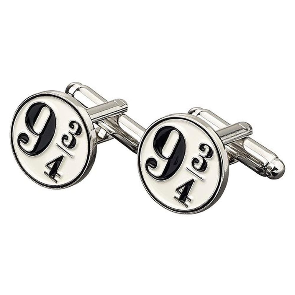 Harry Potter Silver Plated 9 and 3 Quarters Cufflinks