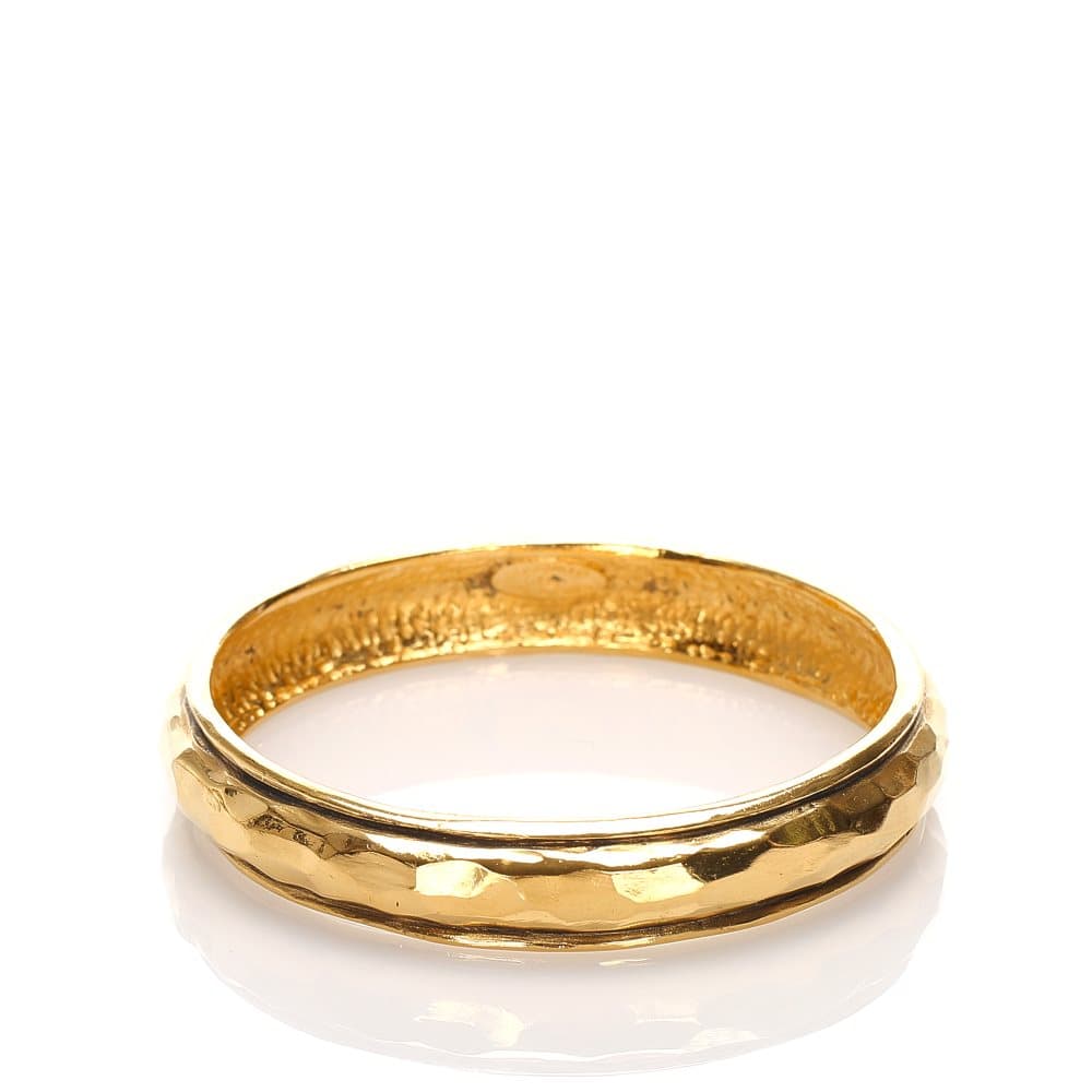 Pre-owned Chanel Gold-Tone Bangle Gold