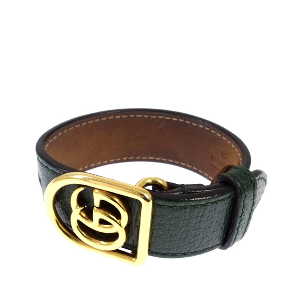 Gucci GG Marmont Leather Bracelet Black
