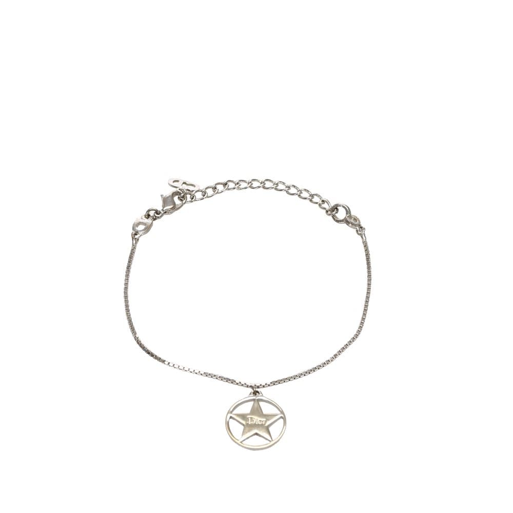 Pre-owned Dior Silver-Tone Charm Bracelet Silver