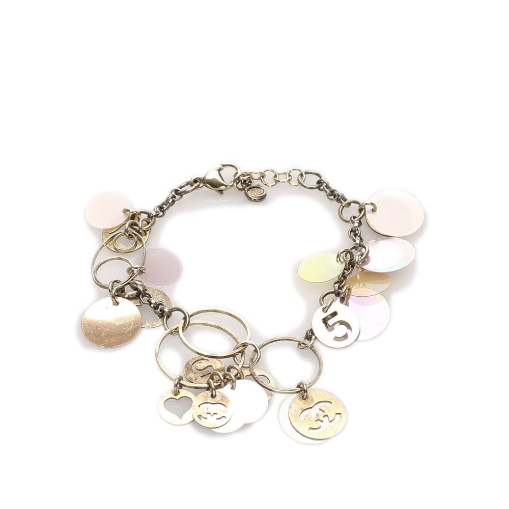 Pre-owned Chanel Multi Charm Bracelet Gold