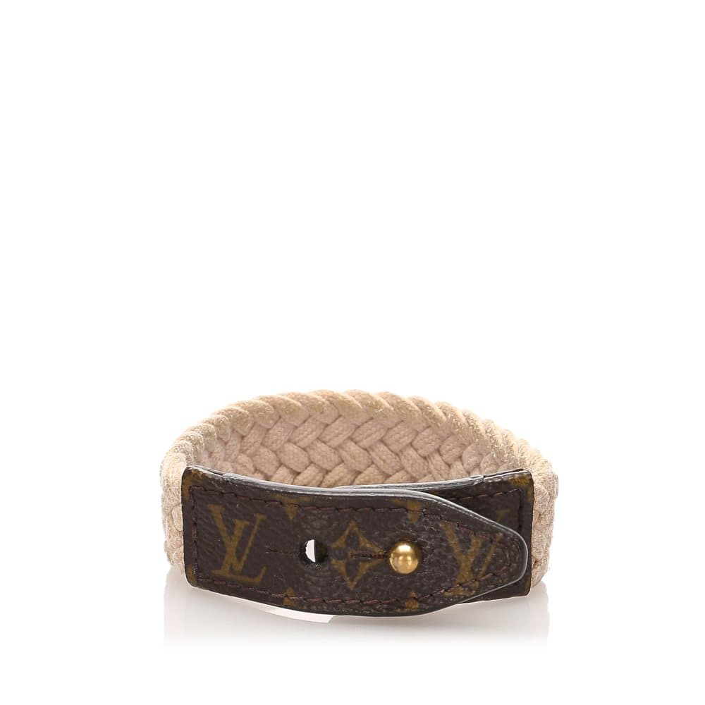 Pre-owned Louis Vuitton Monogram Bracelet Brown