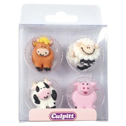 Culpitt Sugar Decorations Farmyard Friends pk/12