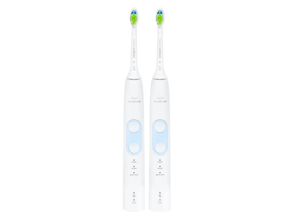 Philips 5100 series HX6859/34, Vuxen, Ultraljudstandborste, Daglig vård, Gum omsorg, Tandblekning, 62000 rörelser per minut, Blå, Vit, 2 min