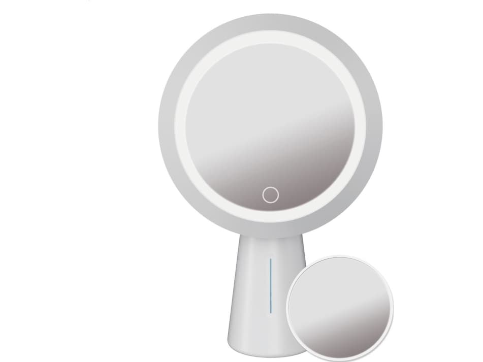 Cosmetic mirror Platinet PLATINET MIRROR LAMP LED 3W TOUCH SENSOR 1200MAH WITH MAGNIFYING MIRROR 44906