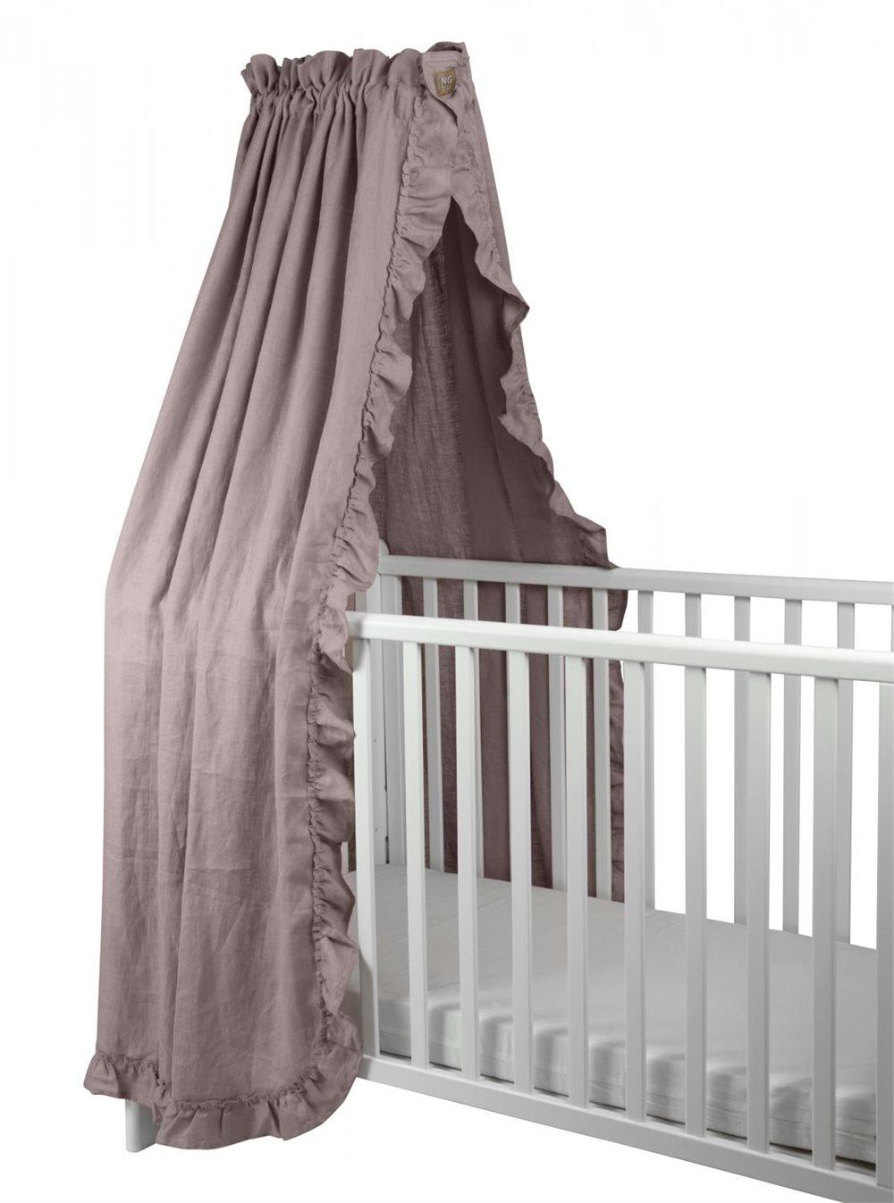 Sänghimmel Spjälsäng, Dusty Pink, NG baby