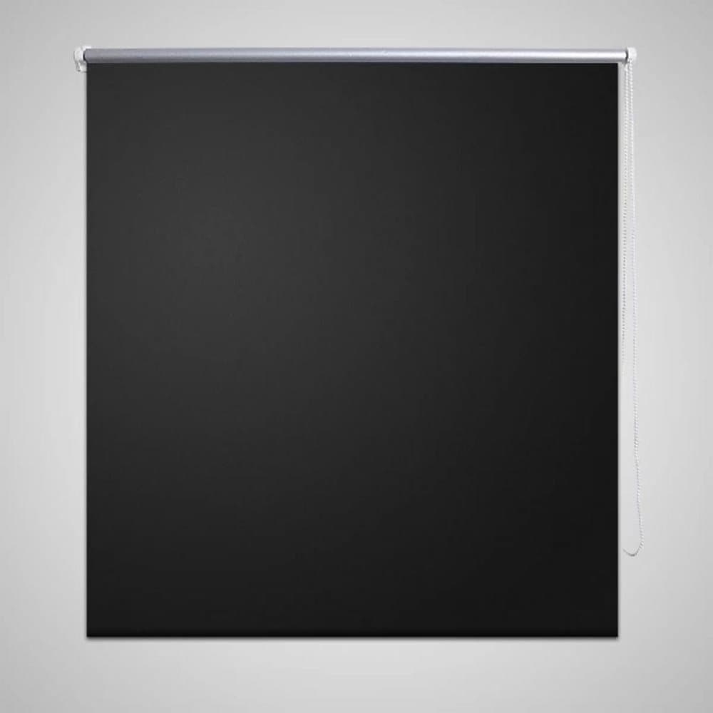 Rullgardin för mörkläggning 140 x 230 cm svart