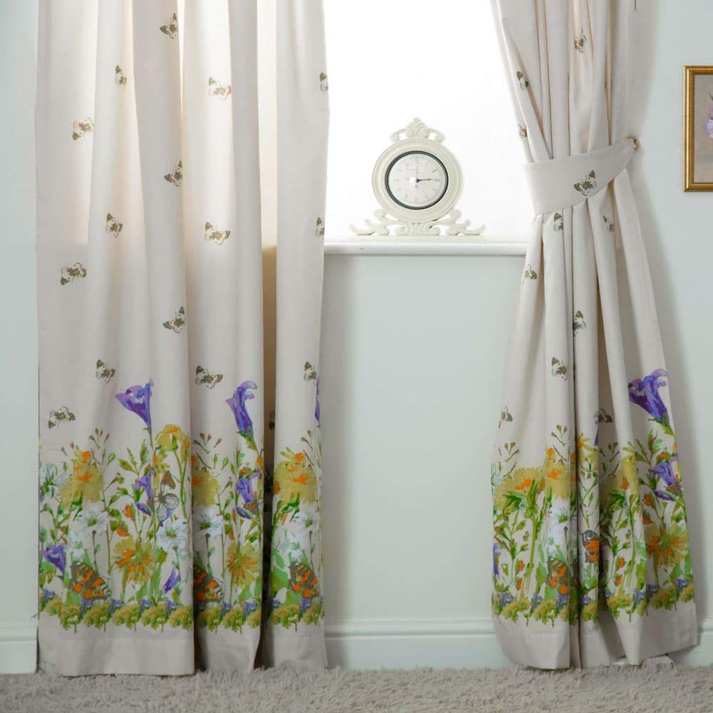 Belledorm Bluebell Meadow Lined Curtains