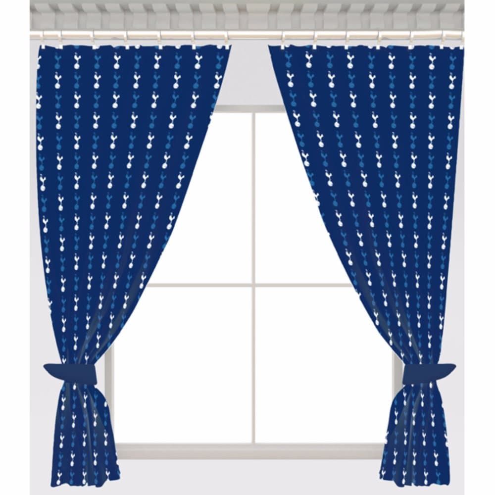 Tottenham Hotspur FC Official Repeat Football Crest Curtains