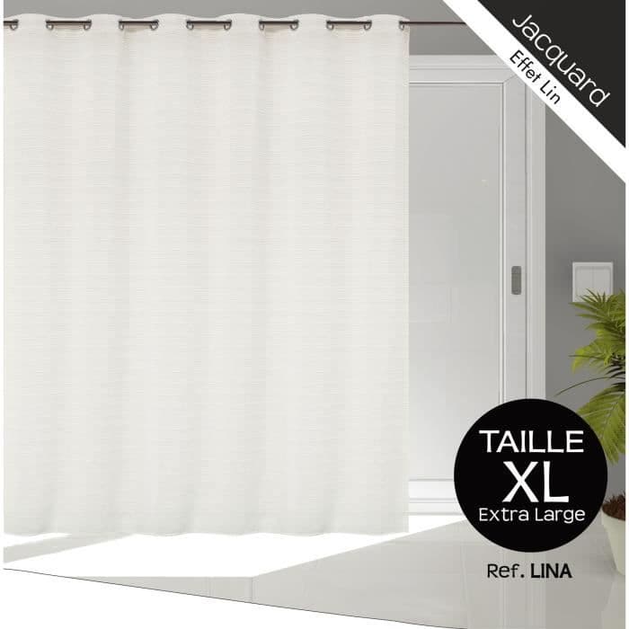 SOLEIL D'OCRE silmukka verho - Lina - 280X250 cm