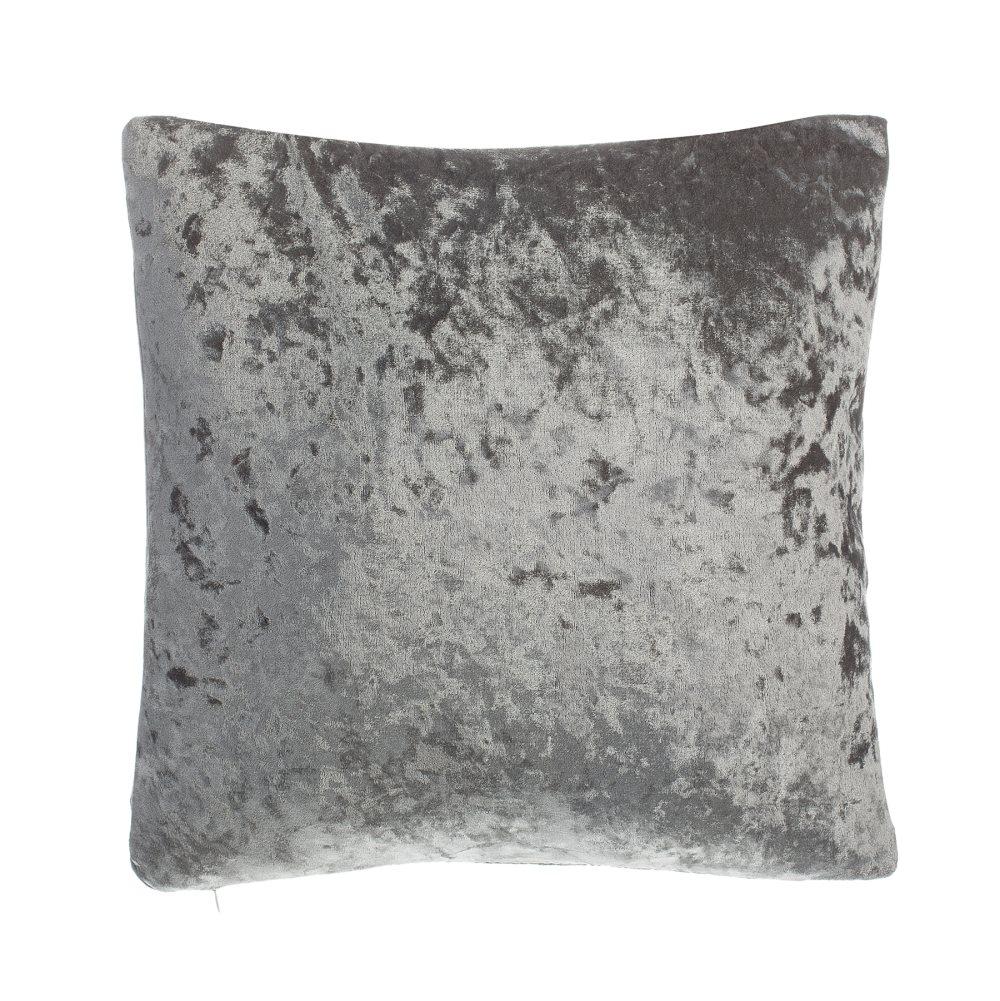 Pude 45x45 cm Grå Velour HOSTA