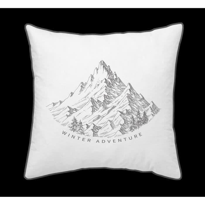 TÄNÄÄ Chalet-puuvillatyyny - 40 x 40 cm - Winter Adventure