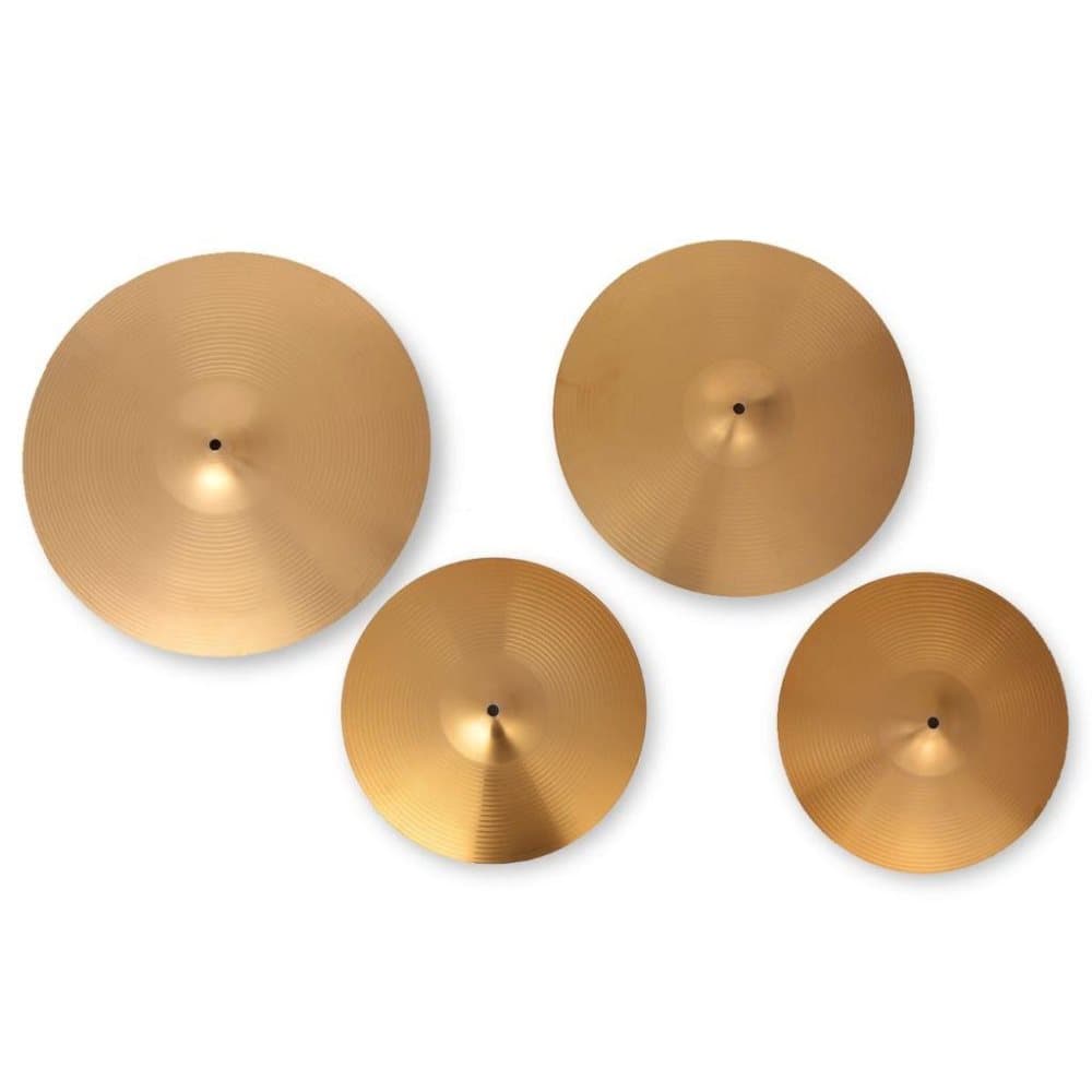 vidaXL 4-delers Cymbalsett Rustfri Stållegering