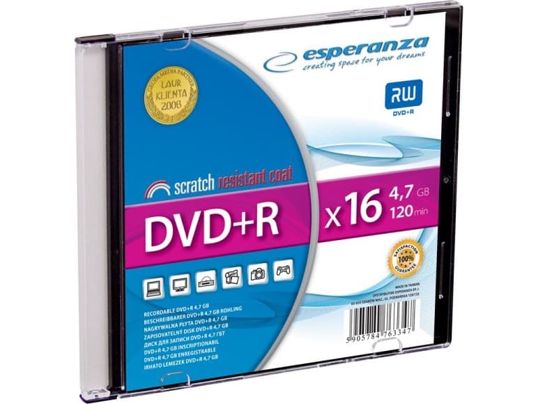 Esperanza DVD + R case 1 | 4.7GB | 16x