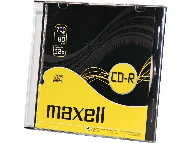 Maxell MAX-CRD19SC, 52X, CD-R, 700 MB, 10 styck