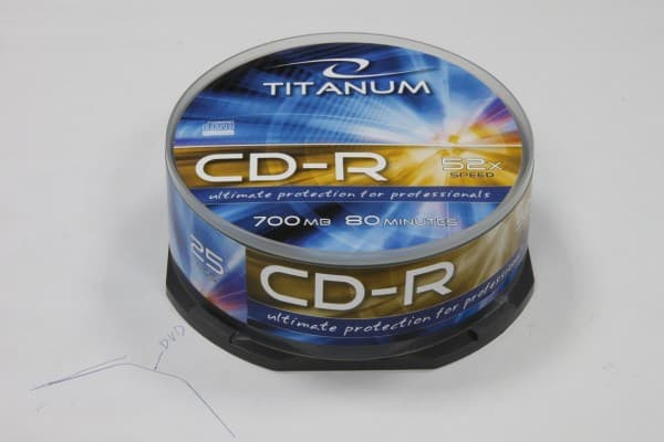 Esperanza CD-R TITANUM 700MB x52 CAKE BOX 25 - 2025