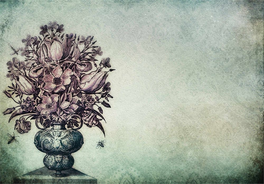 Designer Fototapet 13518VEXXL - Flowers Vintage