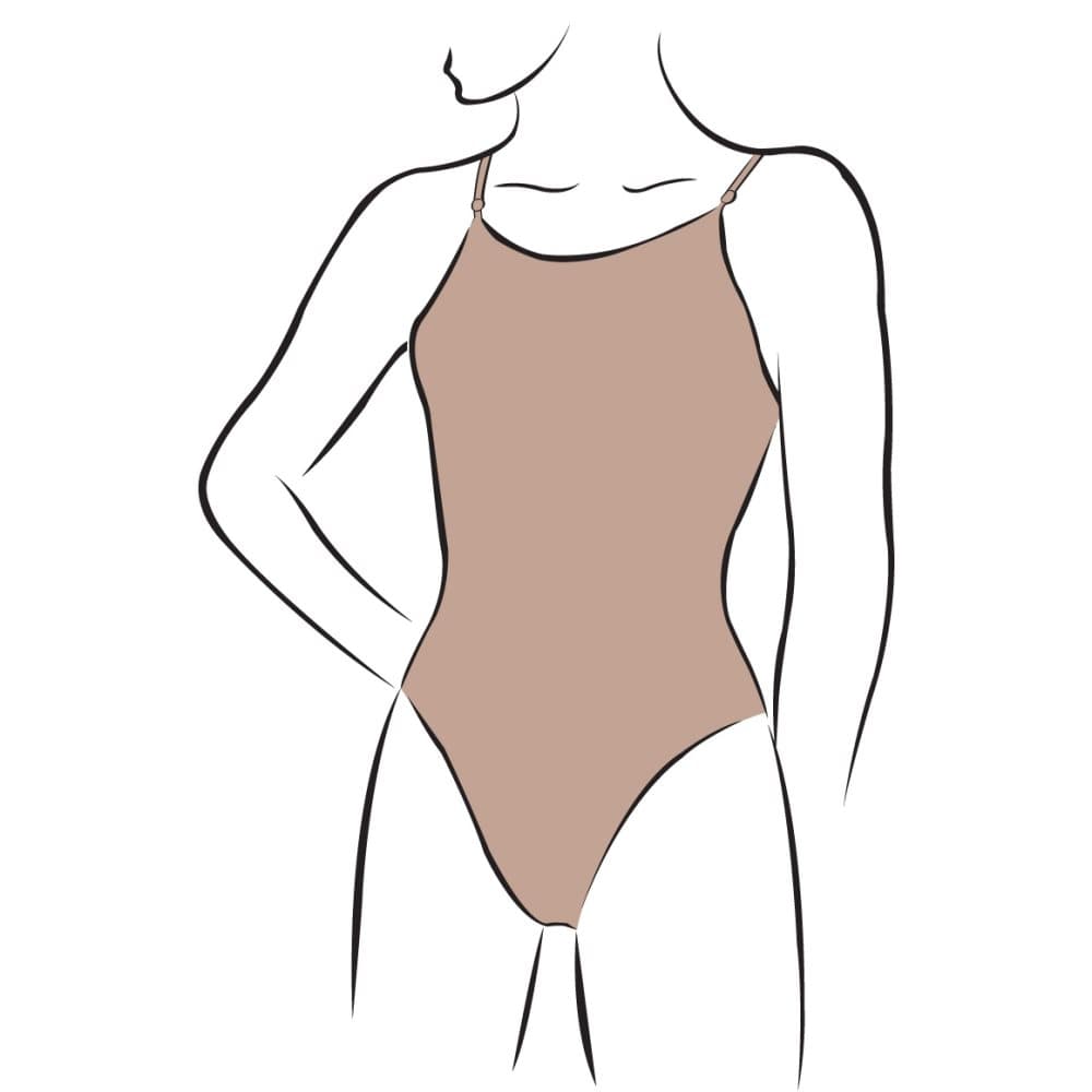 Silky Girls Dance Seamless Low Back Leotard (1 Plagg)
