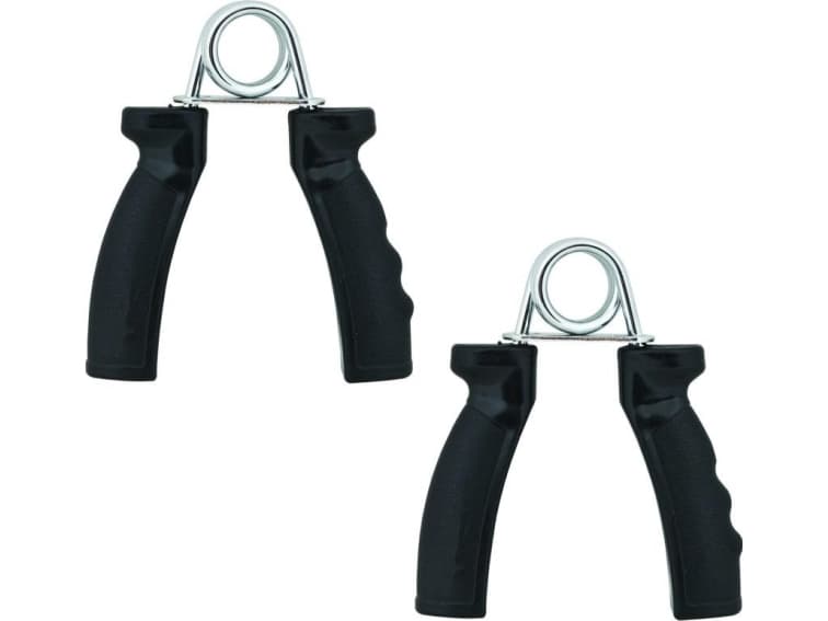 Spokey ATLAN II Set of Hand Grips, x2 pieces, Black, Steel spring/Plastic
