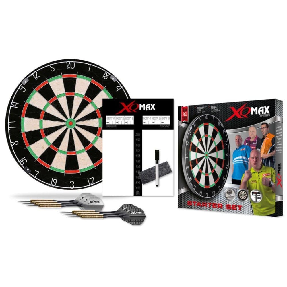 XQmax Darts Pilkastningstavla StarterSet borst QD7000040