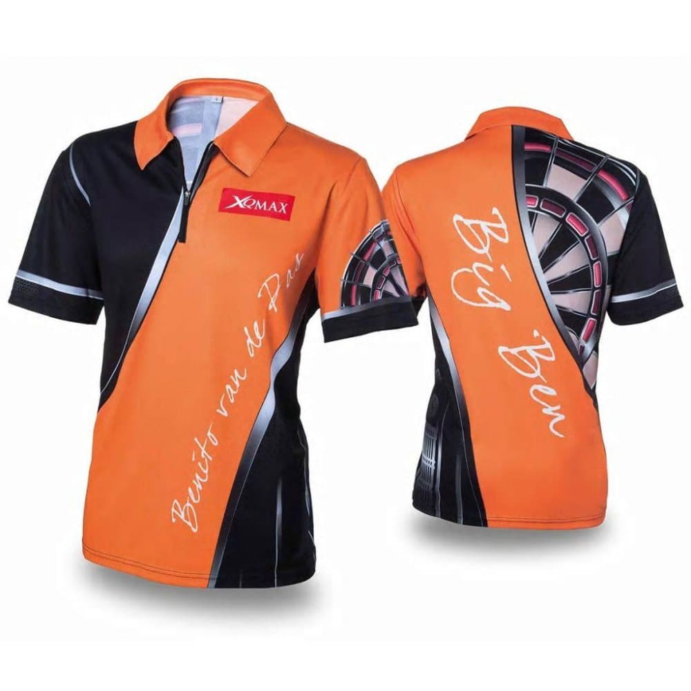 XQmax Darts BvdP replika kampskjorte oransje størrelse XL QD9200250