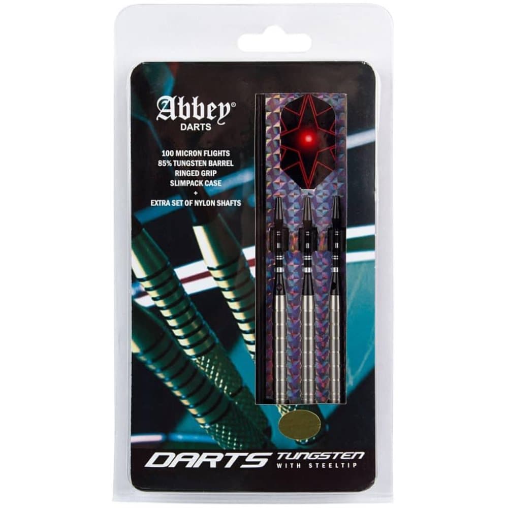 Abbey Darts Dartpilar 3 st 85% volfram 24 g silver