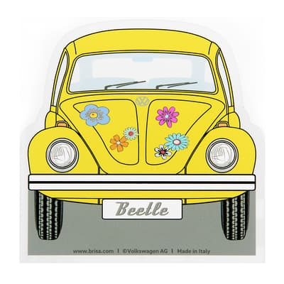 BRISA VW Collection - Volkswagen Beetle Bubbla Bitl Jääkaavin (Yellow)