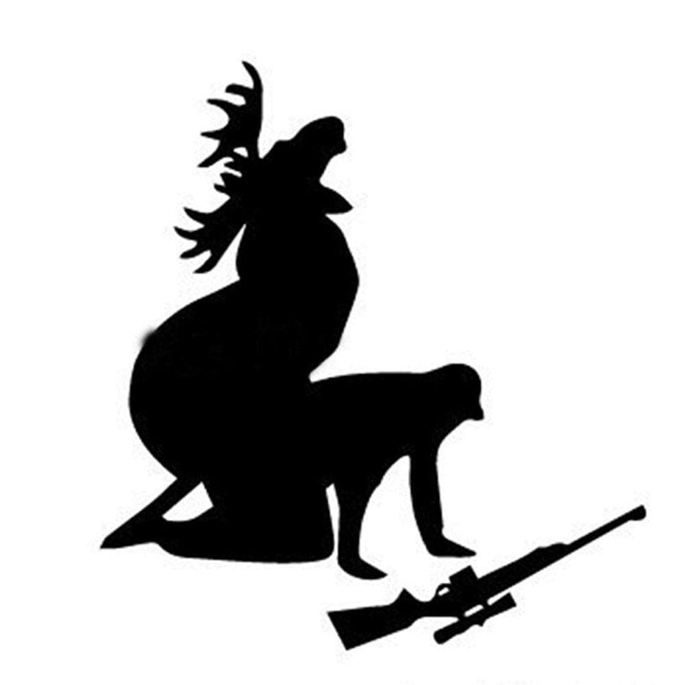 Bildekal - Kärleksfull älg