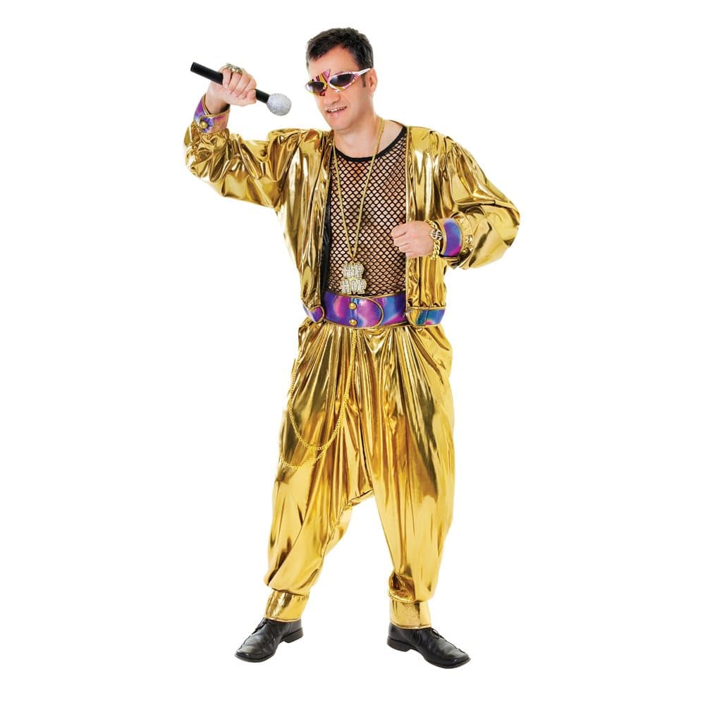 Bristol Novelty Mens 80s Video Super Star Costume