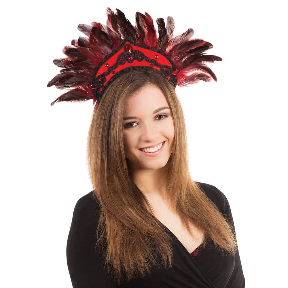 Bristol Novelty Feather Carnival Headdress