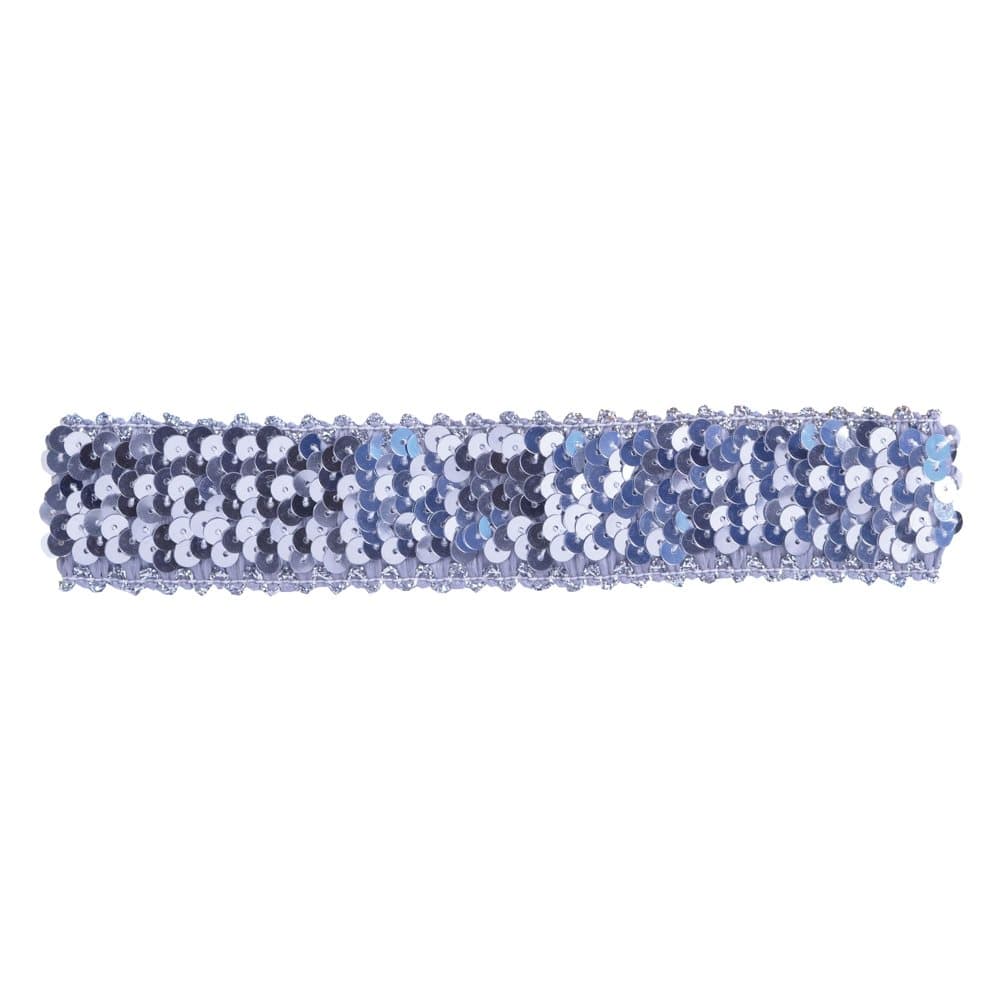Bristol Novelty Vuxna Unisex Silver Sequin kostym pannband