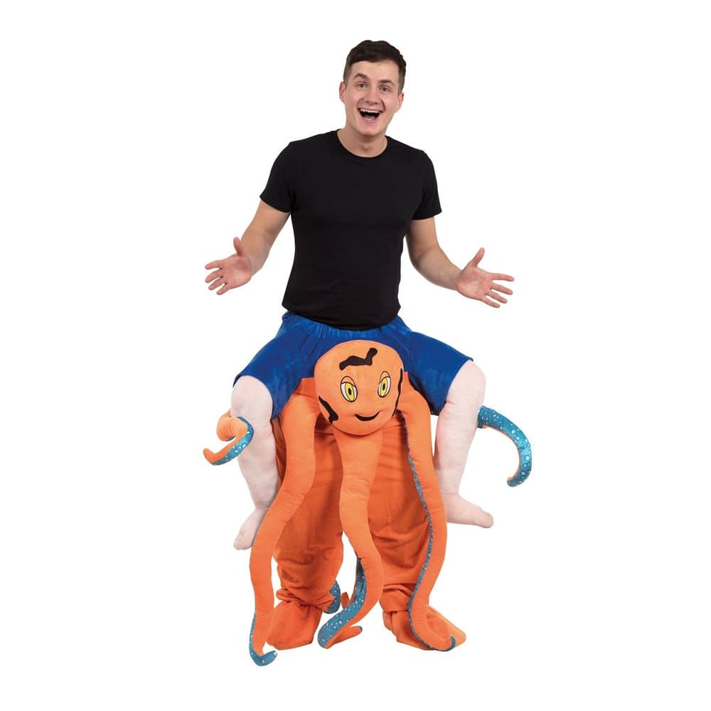 Bristol Novelty Unisex Adults Octopus Piggy Back Costume