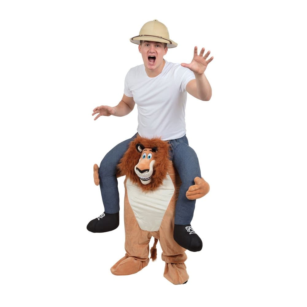 Bristol Novelty Unisex Adults Lion Piggy Back Costume