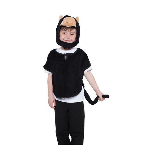 Bild av Bristol Novelty Barn / barn Monkey Tabard huva och svans kostym set