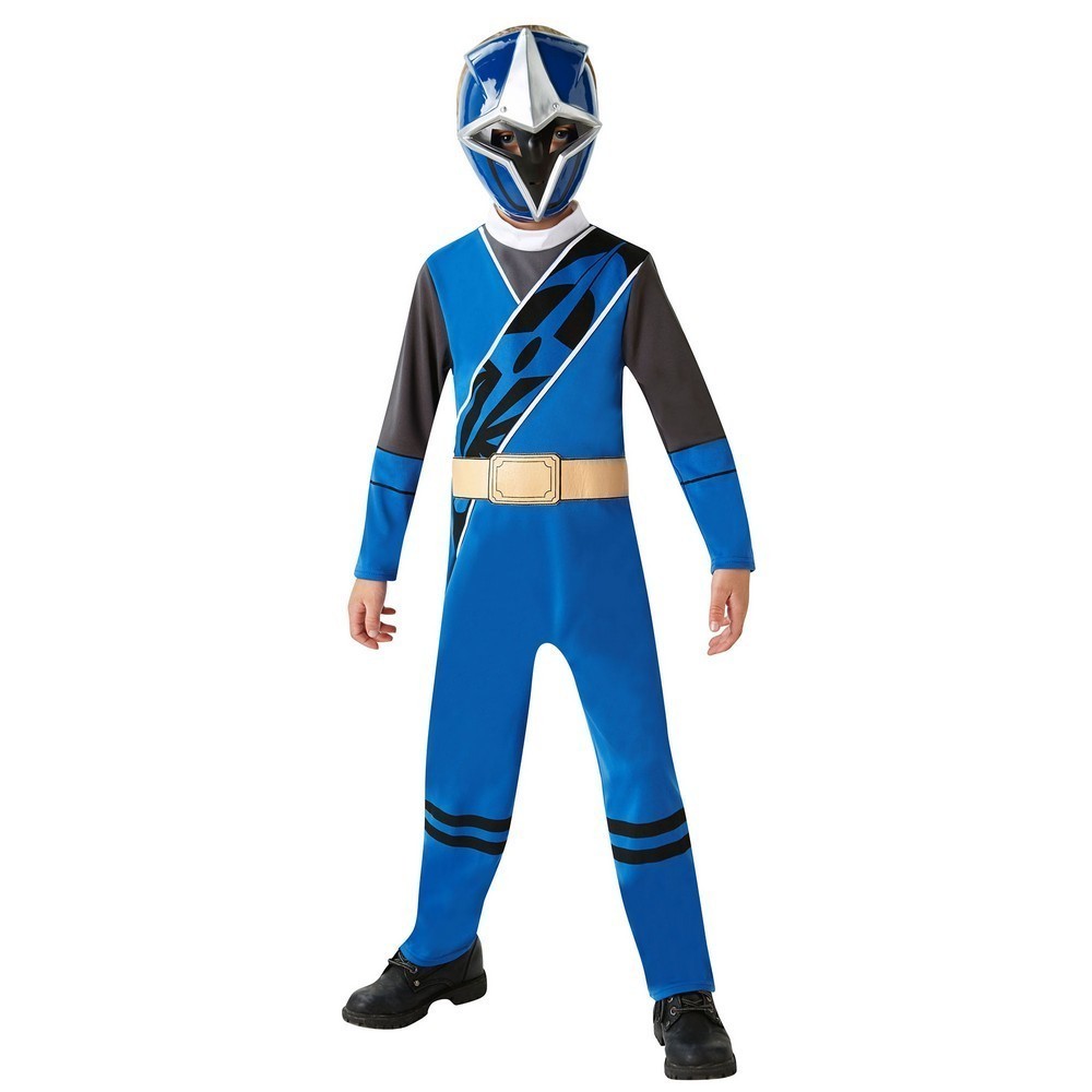 Power Rangers Childrens Kids Ninja Steel Costume Blue Hobby Fest Cdon Com