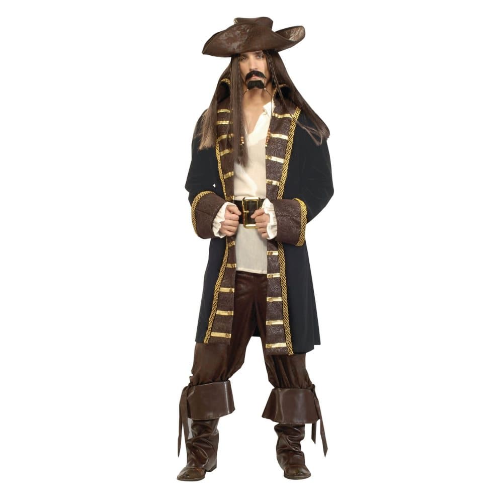 Bristol Novelty Unisex Adults High Seas Pirate Deluxe Costume