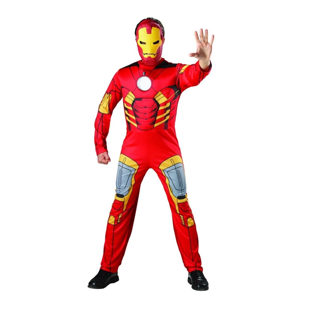 Marvel Mens Iron Man Deluxe Costume