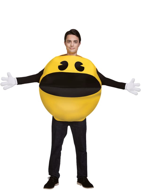 Funidelia | Pac-man Kostume OFFICIELLE til kvinder og mænd ▶ Videospil, 80'erne, Arcade - Gul