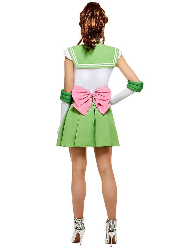 Funidelia | Sailor Jupiter Maskeraddräkt - Sailor Moon OFFICIELLA för dam ▶ Anime, Cosplay, Usagi Tsukino, Tecknad - Grön