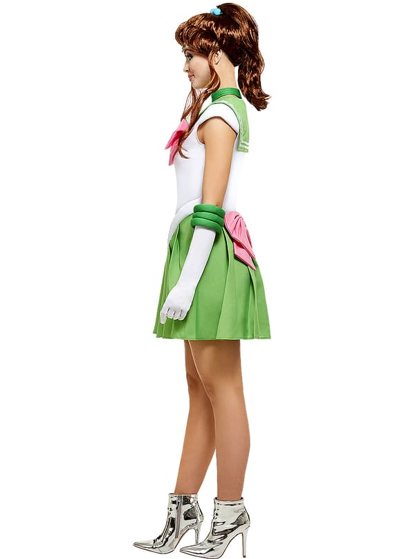 Funidelia | Sailor Jupiter Maskeraddräkt - Sailor Moon OFFICIELLA för dam ▶ Anime, Cosplay, Usagi Tsukino, Tecknad - Grön