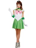Pikkukuva 1 / 9: Funidelia | Sailor Jupiter-asu - Sailor Moon VIRALLINEN naisille ▶ Anime, Cosplay, Usagi Tsukino, Piirretty - Vihreä