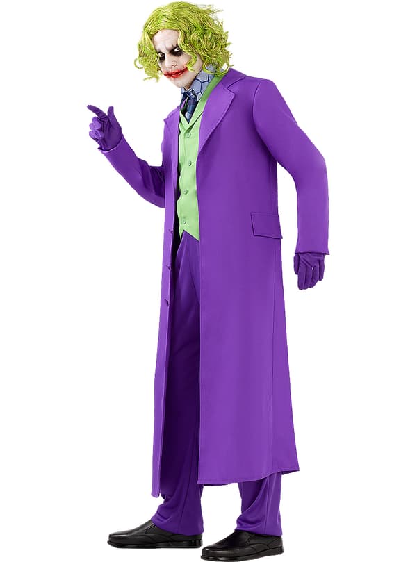 Funidelia | Joker Kostyme - The Dark Knight OFFISIELL til mann ▶ Superhelt, DC Comics, Skurker