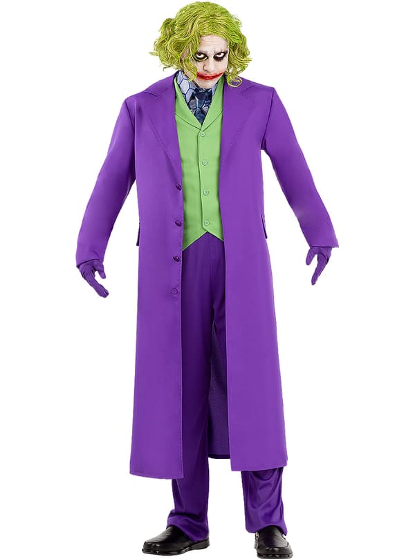 Funidelia | Joker Kostyme - The Dark Knight OFFISIELL til mann ▶ Superhelt, DC Comics, Skurker