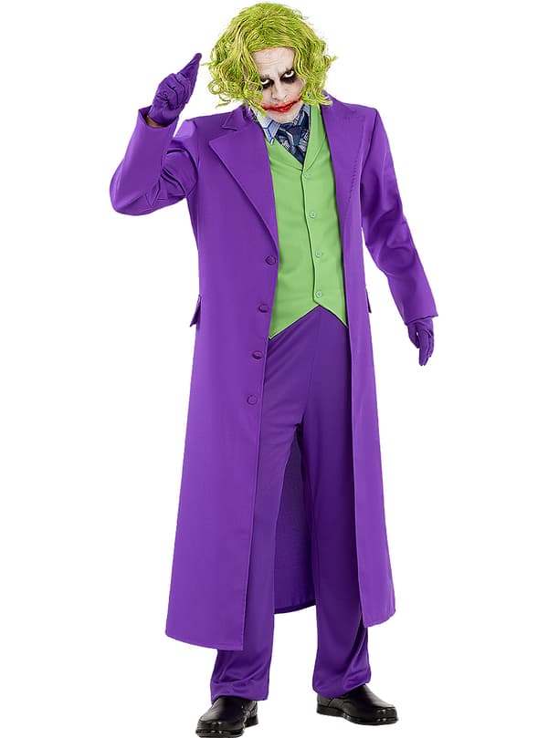 Funidelia | Joker Kostyme - The Dark Knight OFFISIELL til mann ▶ Superhelt, DC Comics, Skurker