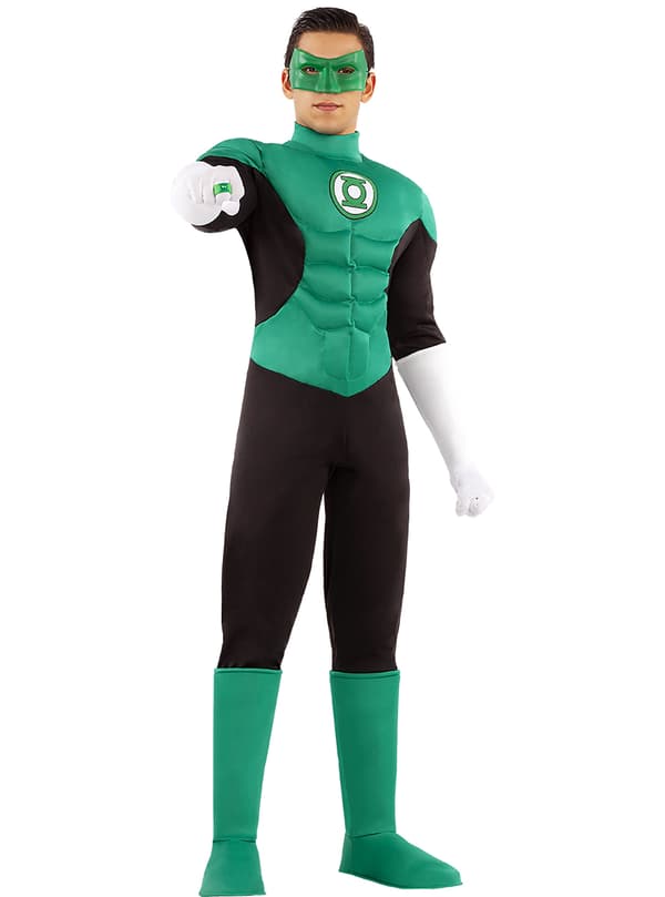 Funidelia | Green Lantern kostume OFFICIELLE til mænd ▶ Superhelte, DC Comics, Justice League, Green Lantern