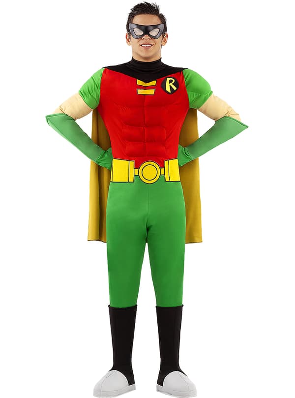 Funidelia | Robin Kostume OFFICIELLE til mænd ▶ Boy Wonder, Superhelte, DC Comics
