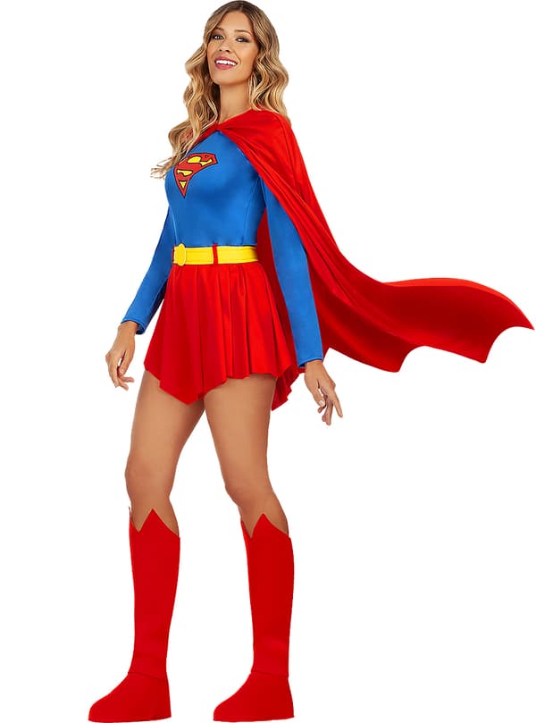 Funidelia | Supergirl kostume OFFICIELLE til kvinder ▶ Kara Zor-El, Superhelte, DC Comics
