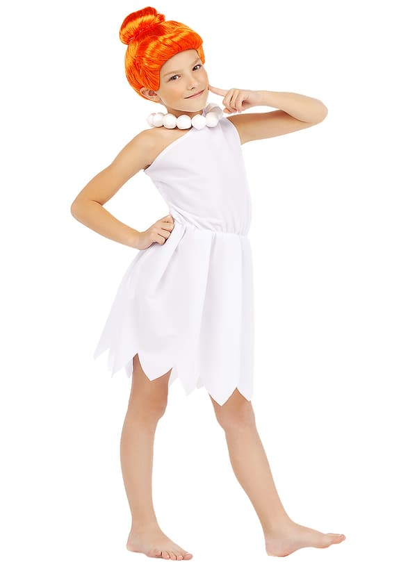 Funidelia | Velma Flintstone kostume - Flintstones OFFICIELLE til piger ▶ The Flintstones, Tegneserier, Familien Flintstone, Hulemænd