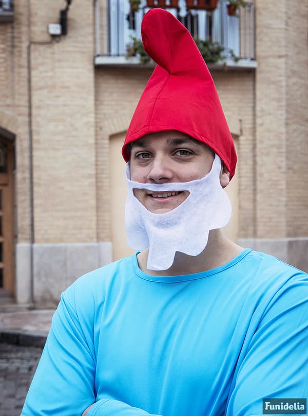 Funidelia | Suursmurffi-asu VIRALLINEN miehille ▶ The Smurfs, Piirretty, Smurffit, Kääpiö - Punainen